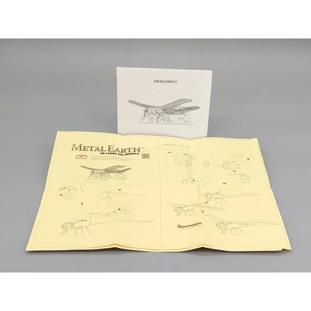 Metal Earth Insects Metal Sheets DIY 3D Models Praying Mantis & Dragonfly Only